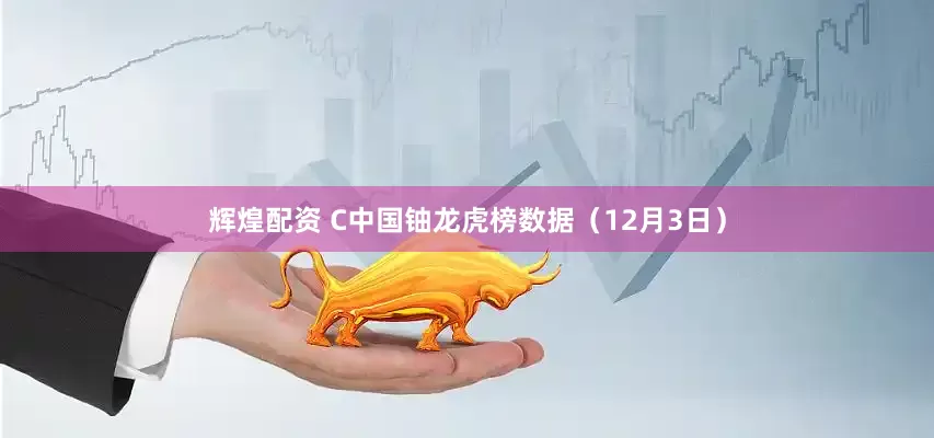 辉煌配资 C中国铀龙虎榜数据（12月3日）